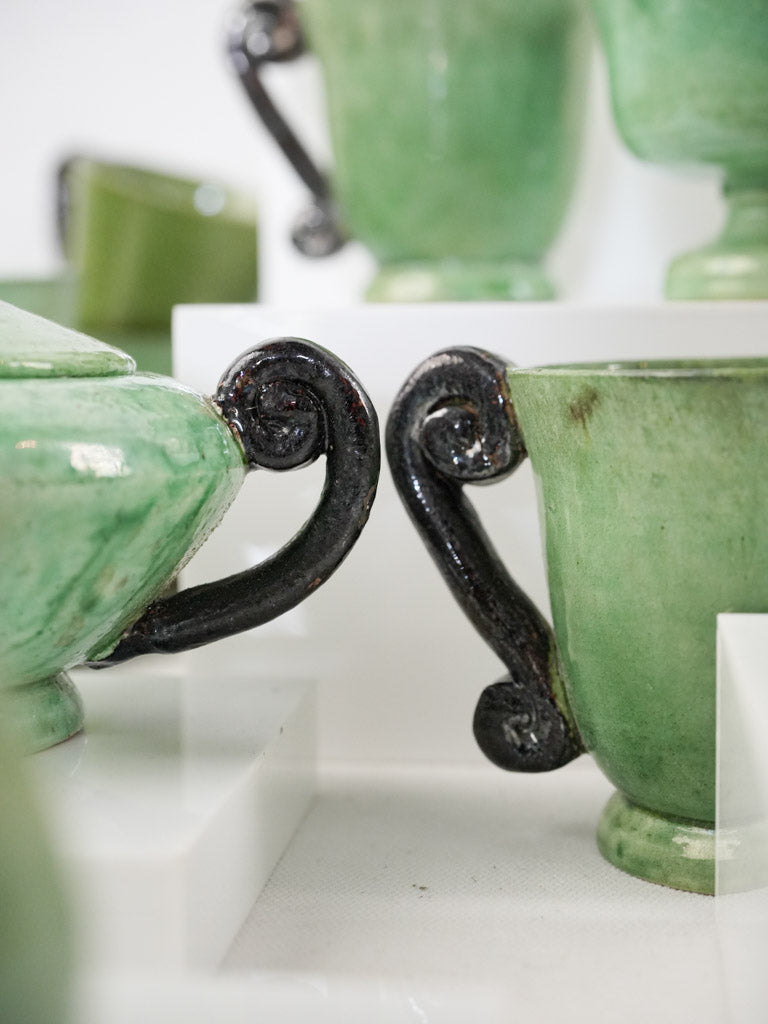 Intricate tea set design