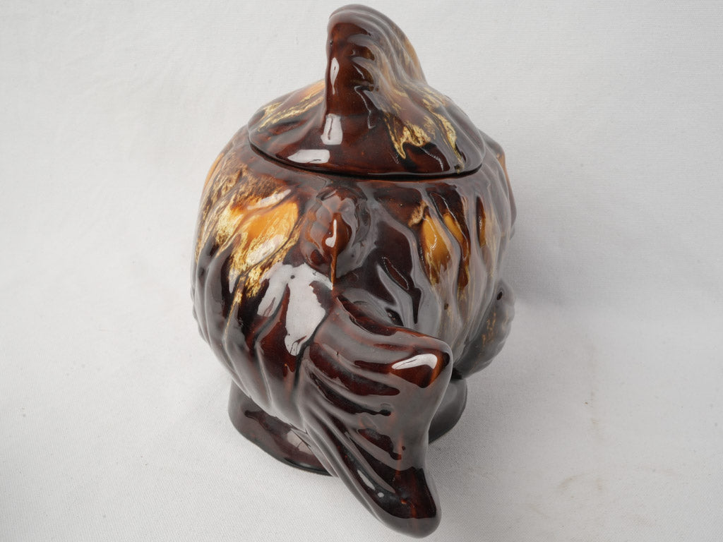 Whimsical Mid-Century Vallauris Fish-Form Bouillabaisse Set for 5