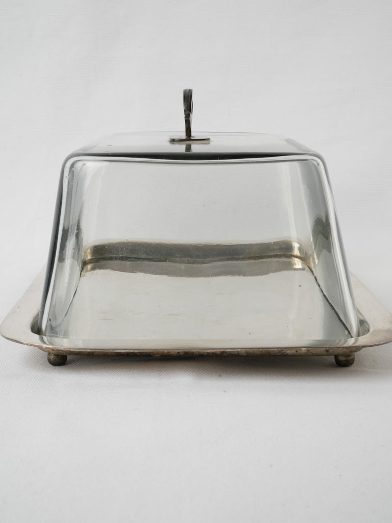 Unique antique cloche truffle tray