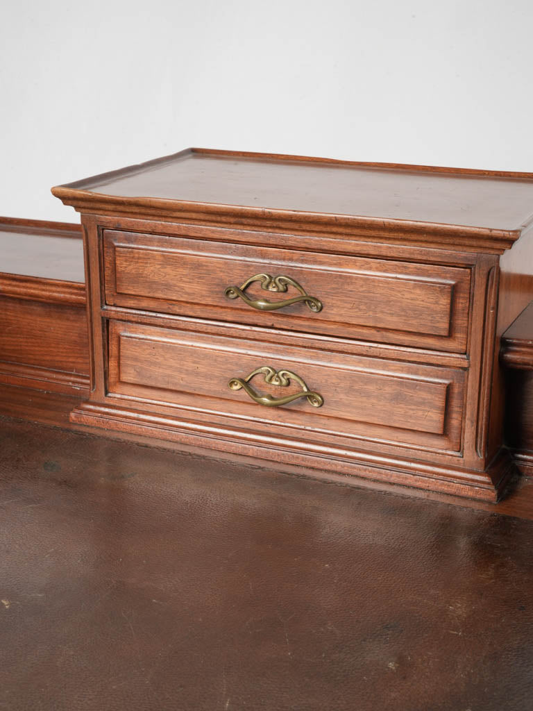 Graceful flowing lines study desk