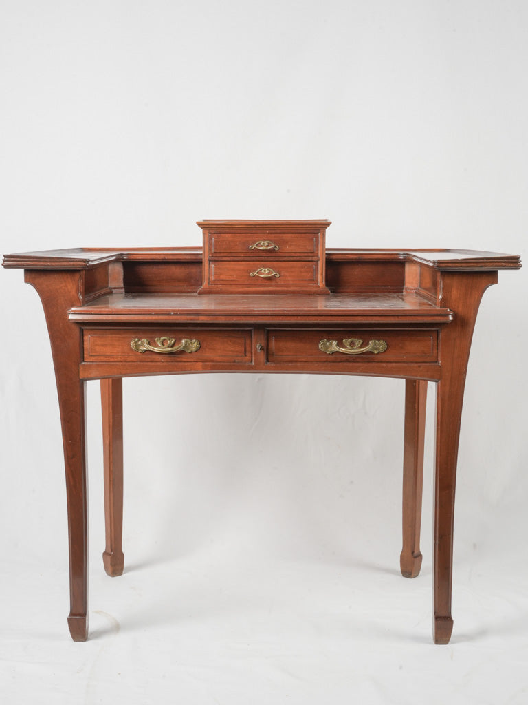 Vintage mahogany petite office desk
