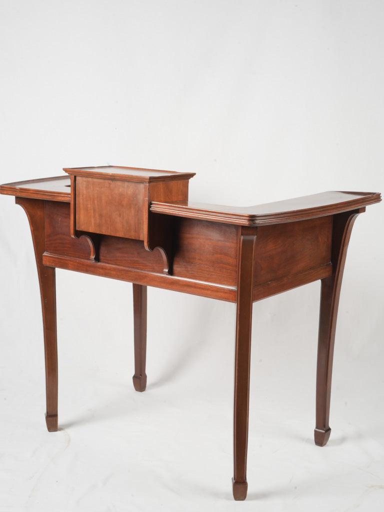 Intricate bronze-handled writing bureau