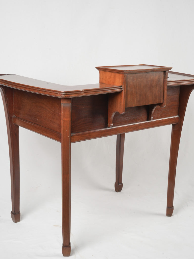 Rich mahogany finish office furniture