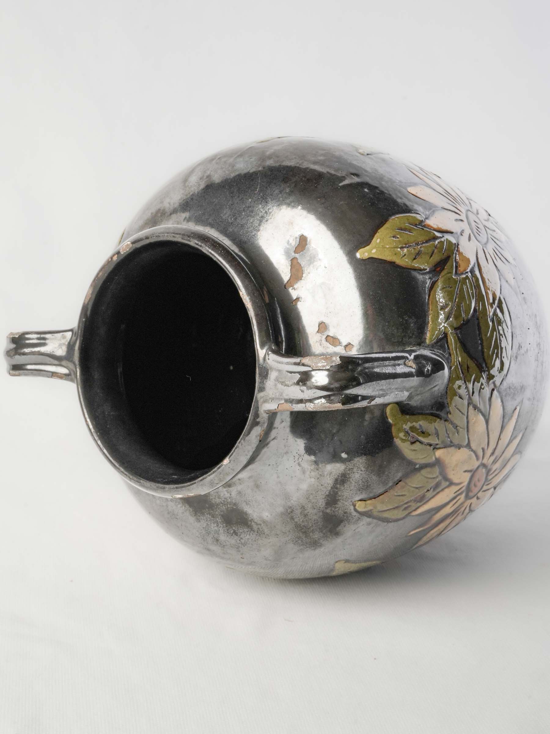 Elegant loop-handled vase
