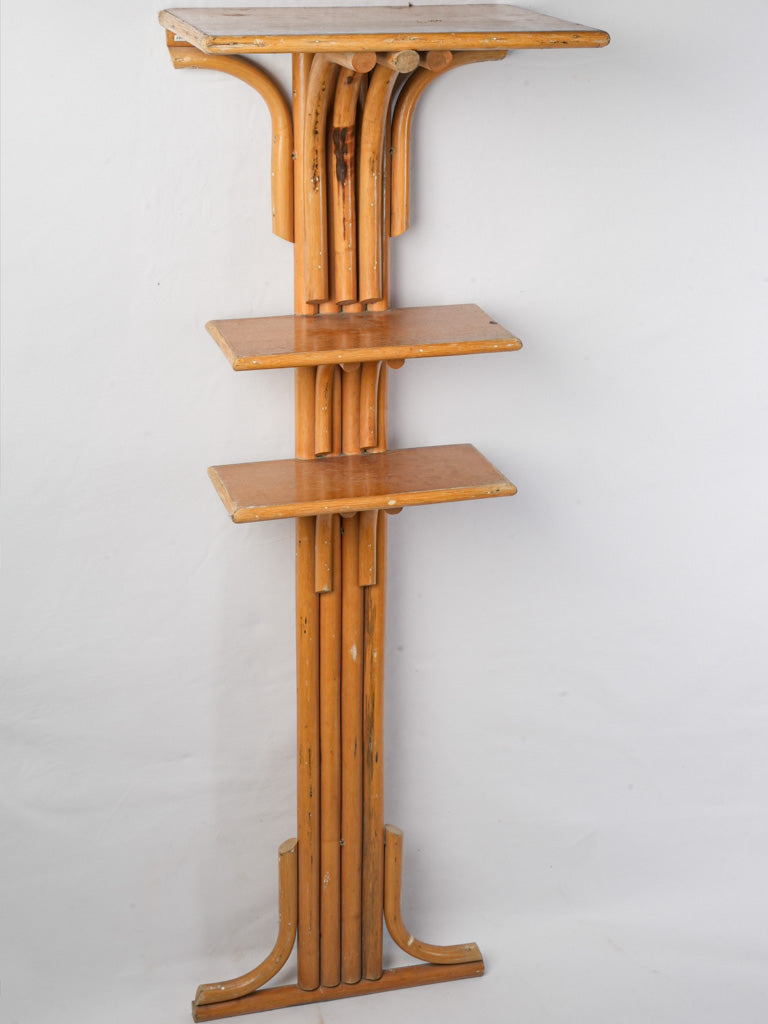Mid-century elegant wall shelf