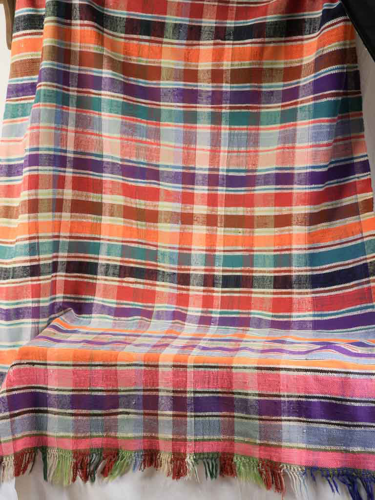 Rustic plum draped covering