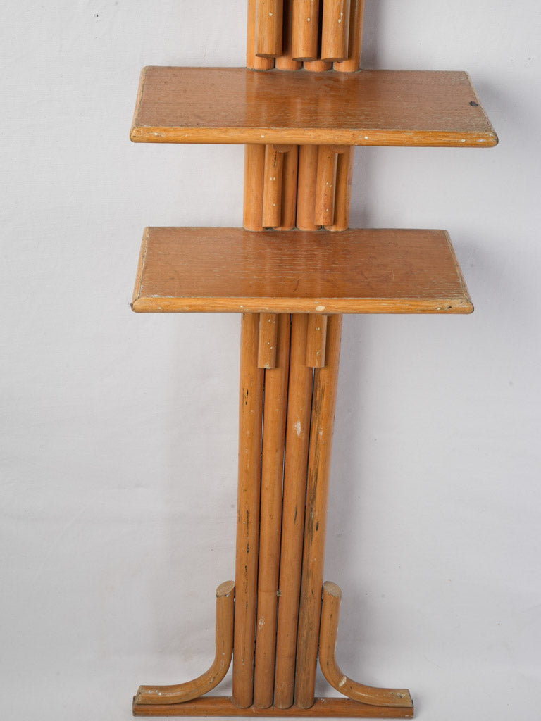 French wooden wall-mounted shelf