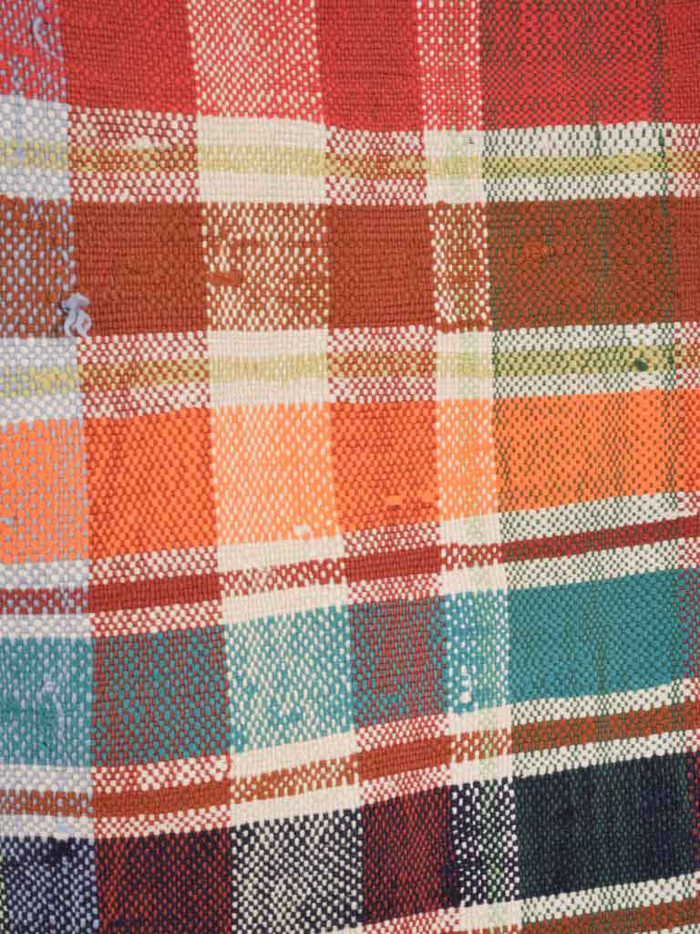 Brick-hued traditional decoration