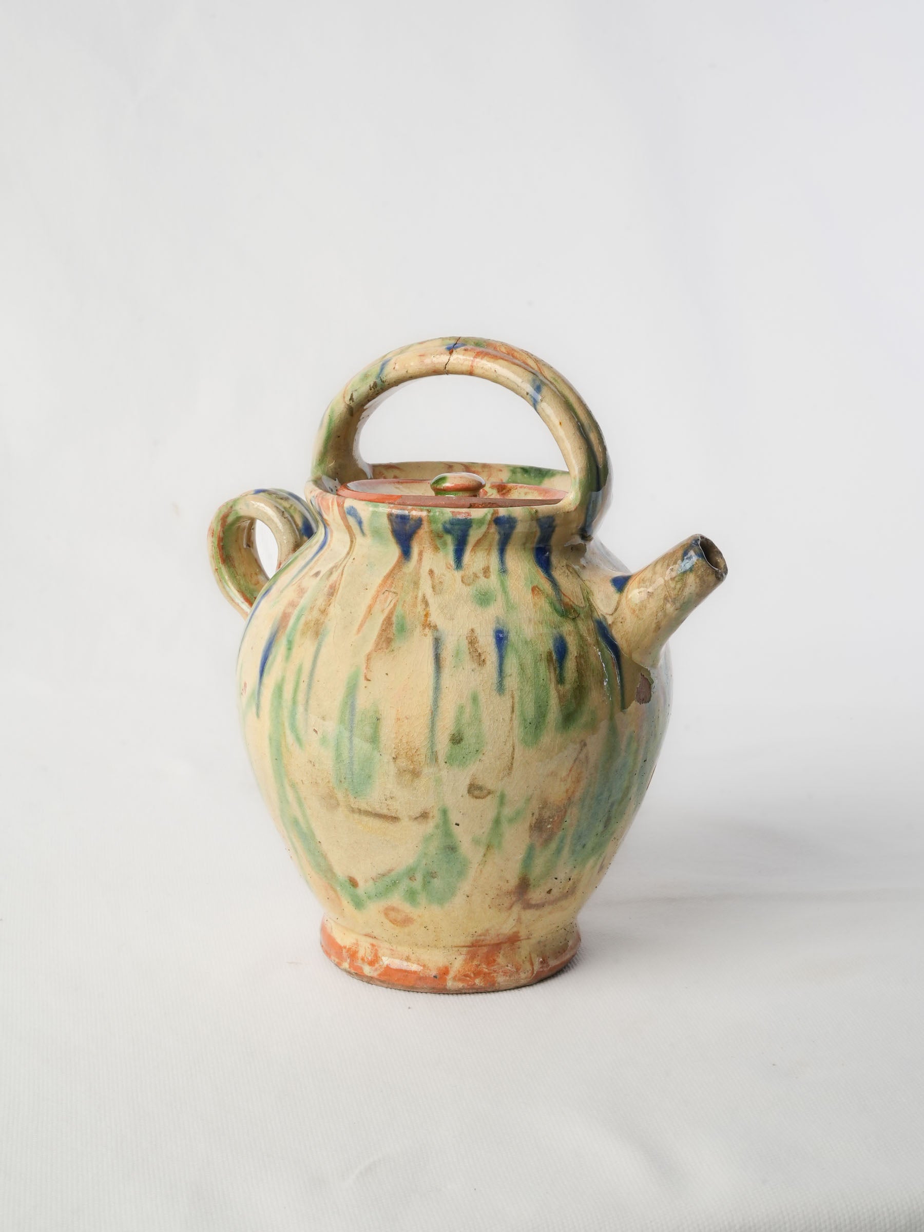 Vintage Provençal ceramic jug