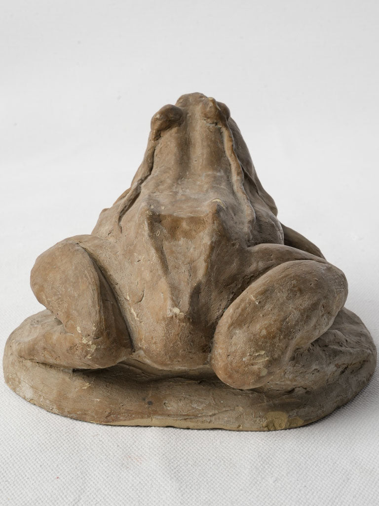 Distinctive aged patina sculpture