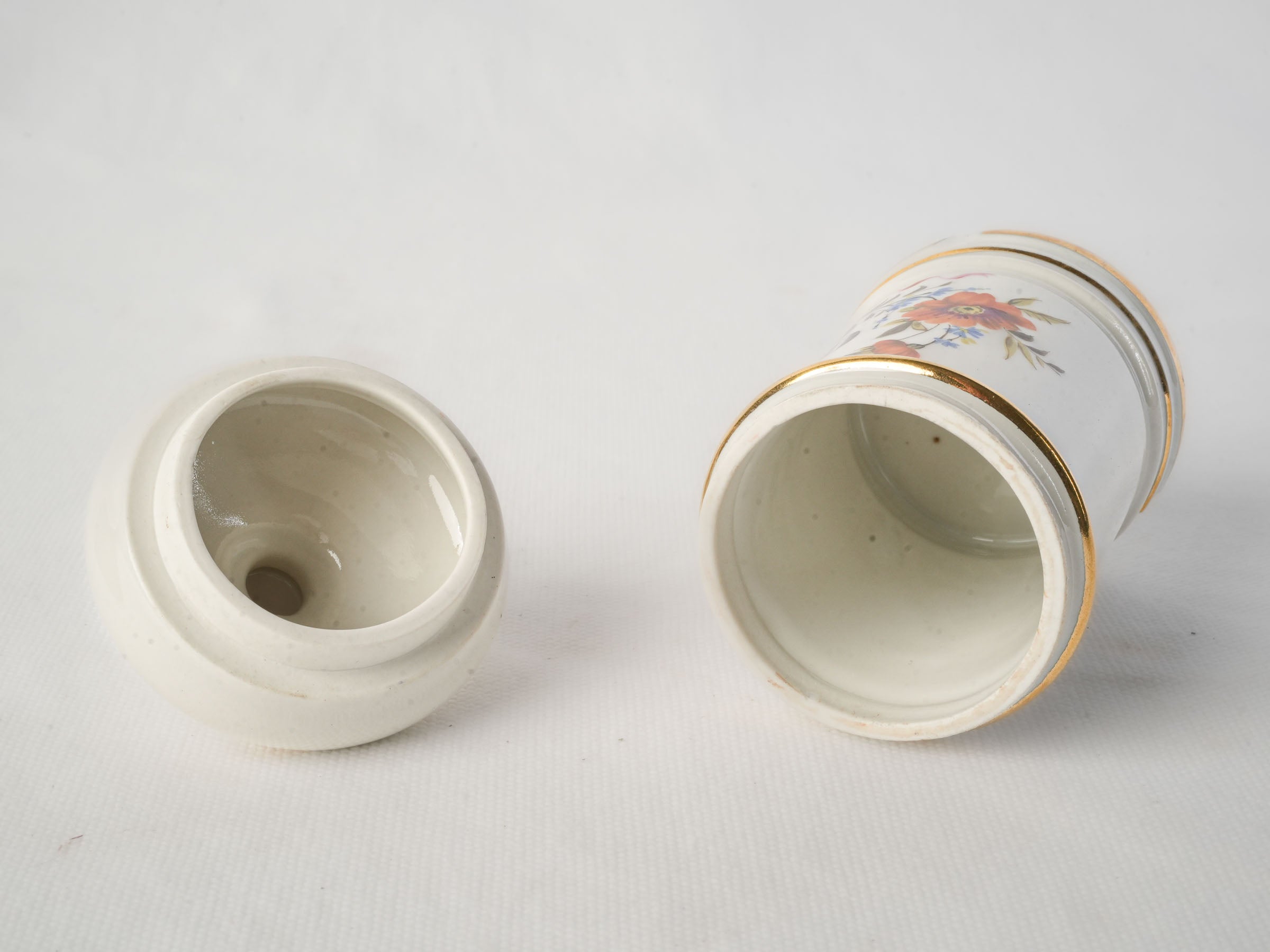 Refined gilt-accented ceramic jar