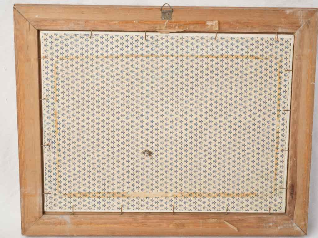 Italian Pastoral Landscape with Oxen and Hay Cart Dated 1958- 15" x 19"