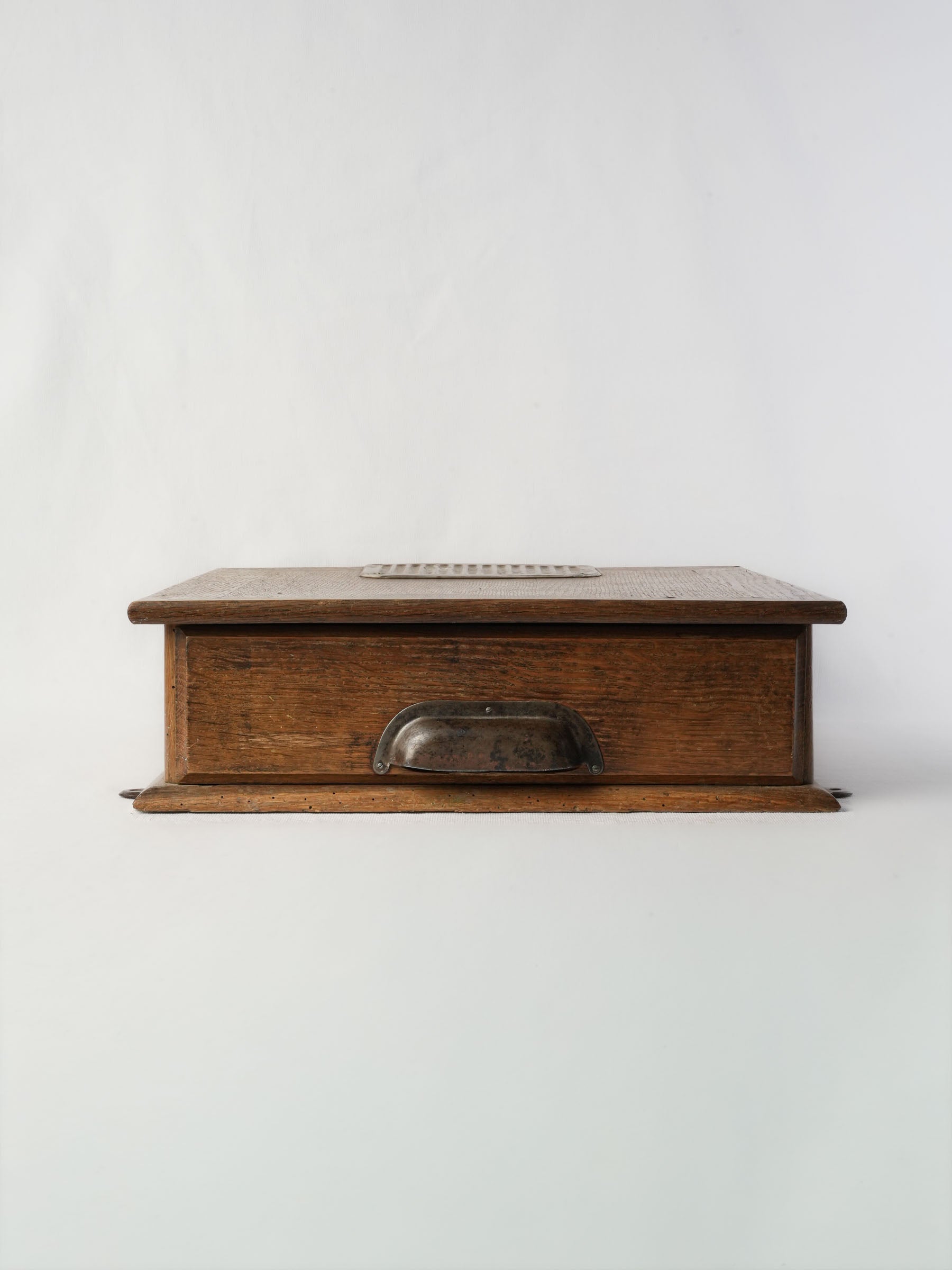 Rustic patina antique cash drawer