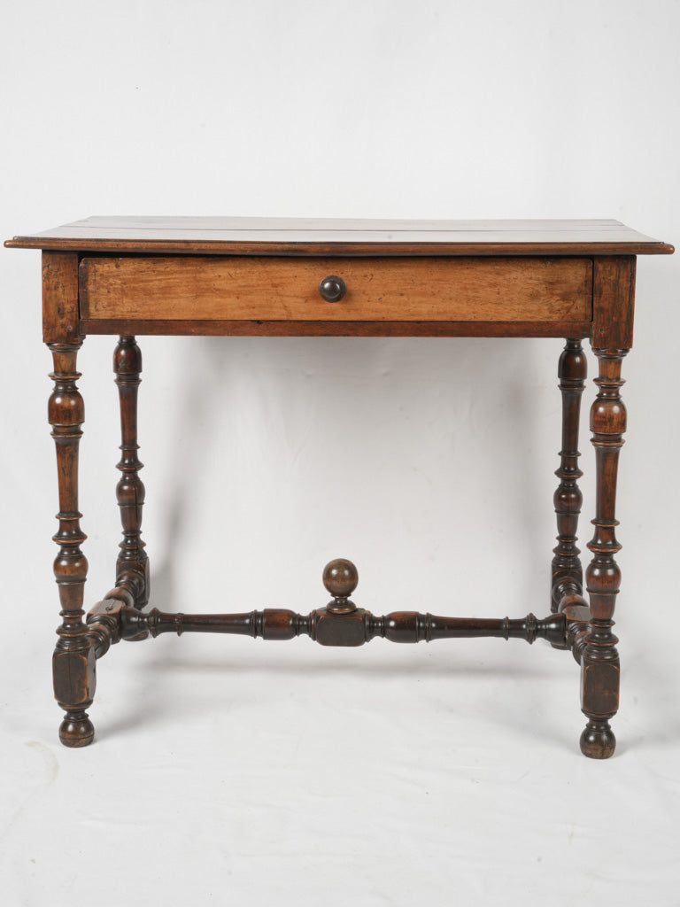 Richly patinated vintage side table