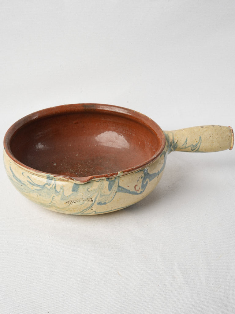 Pale yellow glazed dish