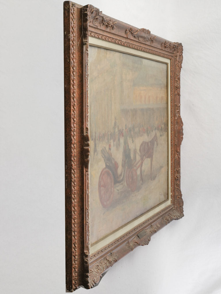 Vintage Italian cityscape artwork