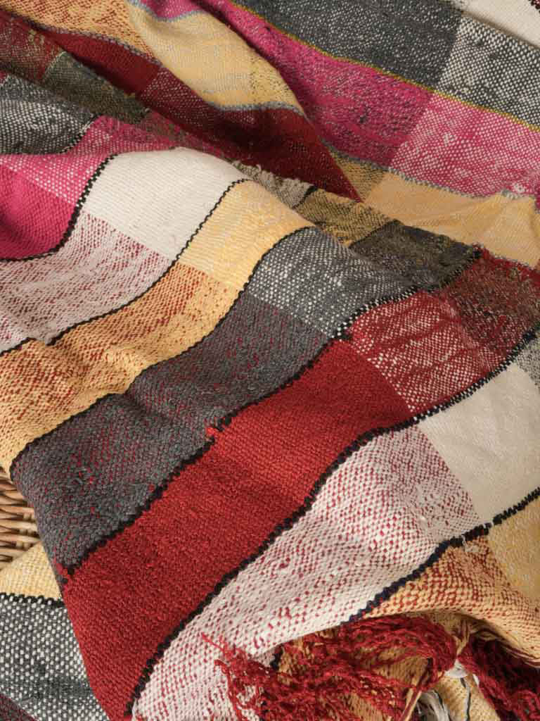 Unique colorful travel-inspired accent