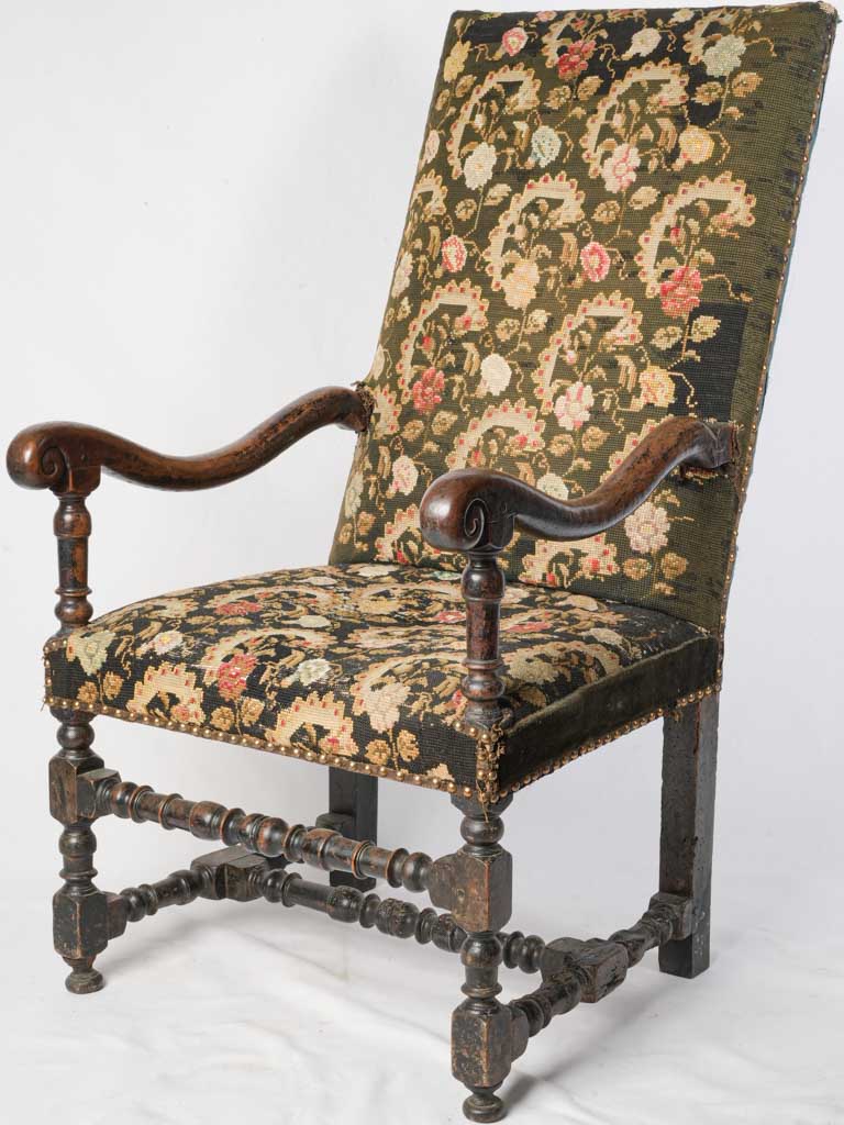 Exquisite antique French armchair