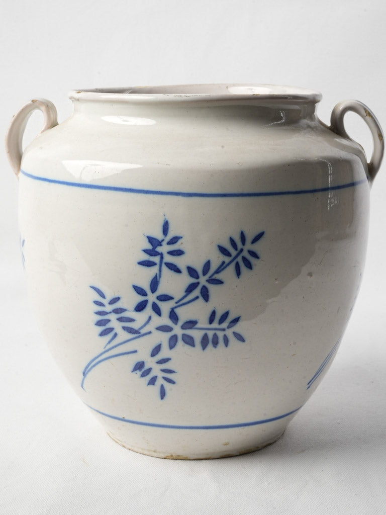Antique French pottery jar