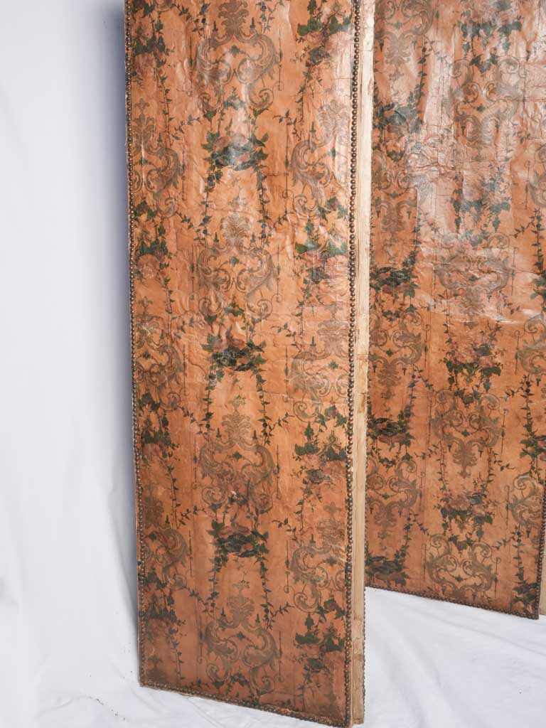 Canvas-backed vintage screens