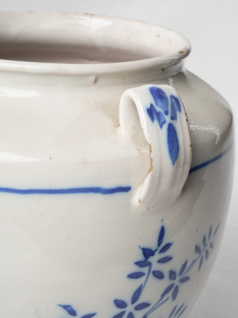 Delicate banded pottery jug