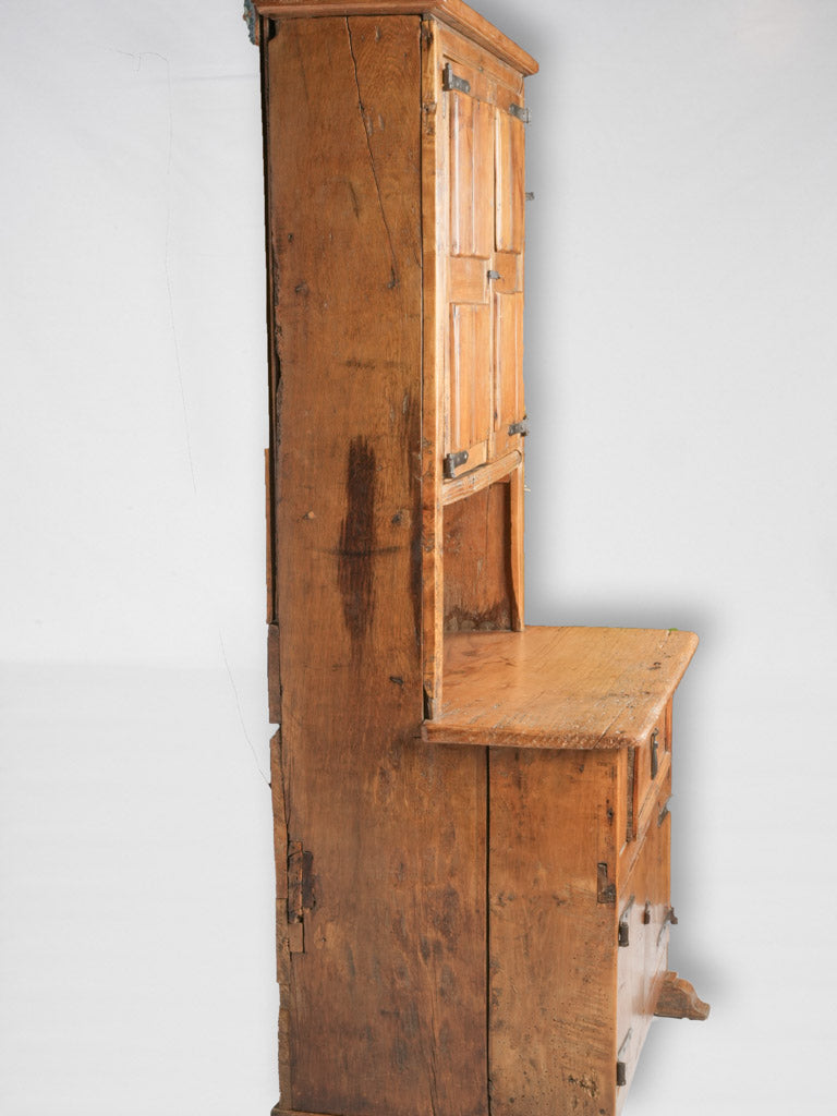 Vintage mountain pine wood credenza