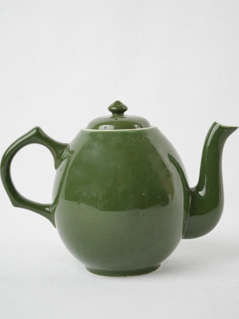Aged classic English ceramic teapot