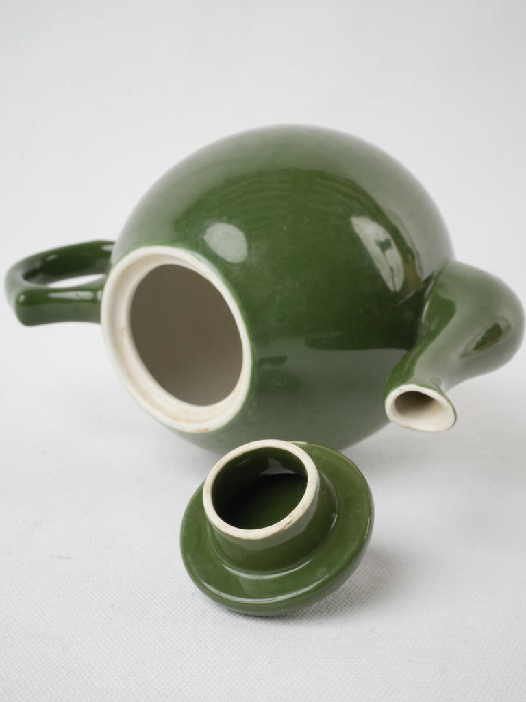 Aged English ceramic teapot