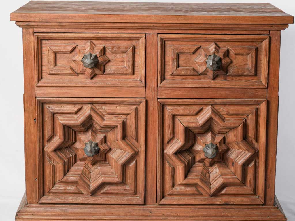 Antique stained fir cabinet