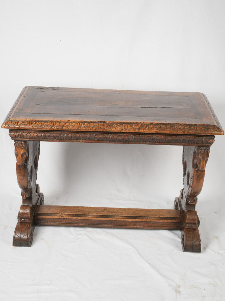 Bold silhouette console table