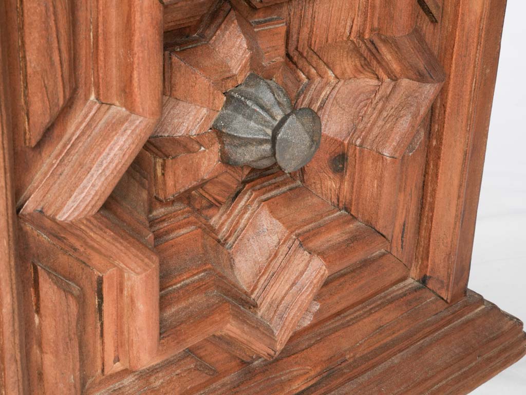 Cross-cultural crafted cabinet