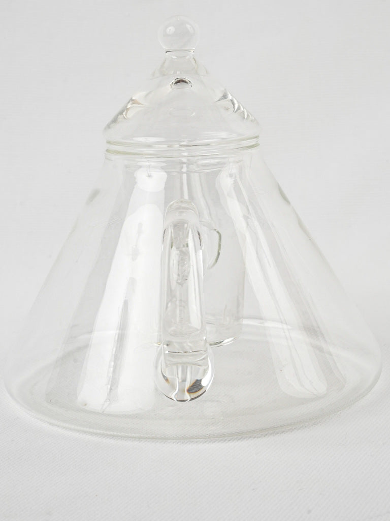 Timeless glass modern tea pot