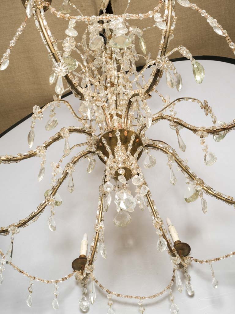 Beautiful, Italian glass pendant chandeliers