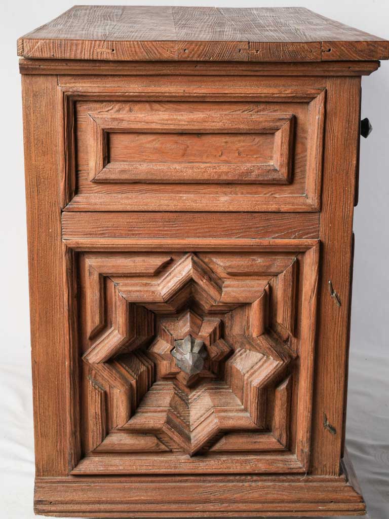 1940s crafted fir cabinet