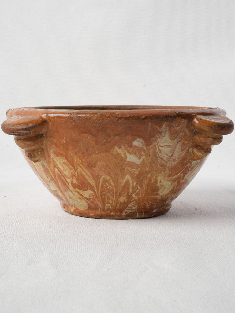 Preserved terracotta kitchen mortar