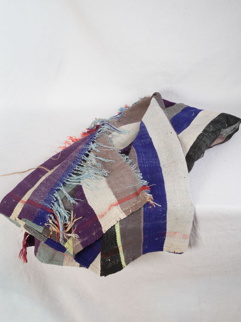 Mediterranean-inspired blue cotton garment