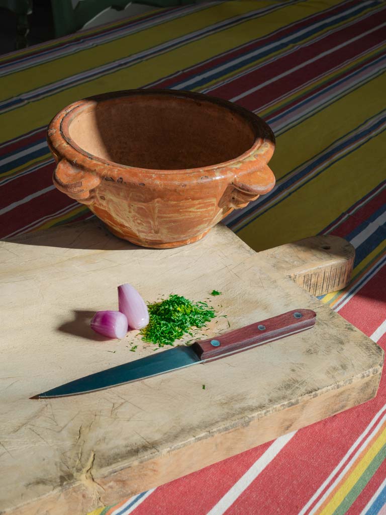 Vintage ochre clay kitchenware