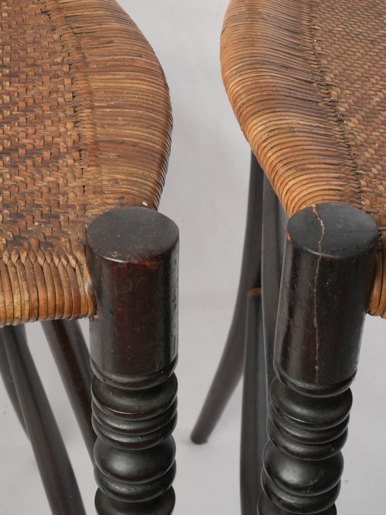 Antique splayed leg Chiavari chairs