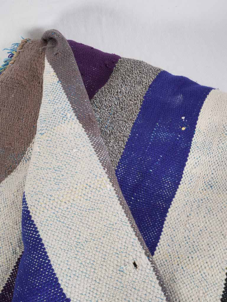 Soft sand-tone vintage Berber tapestry