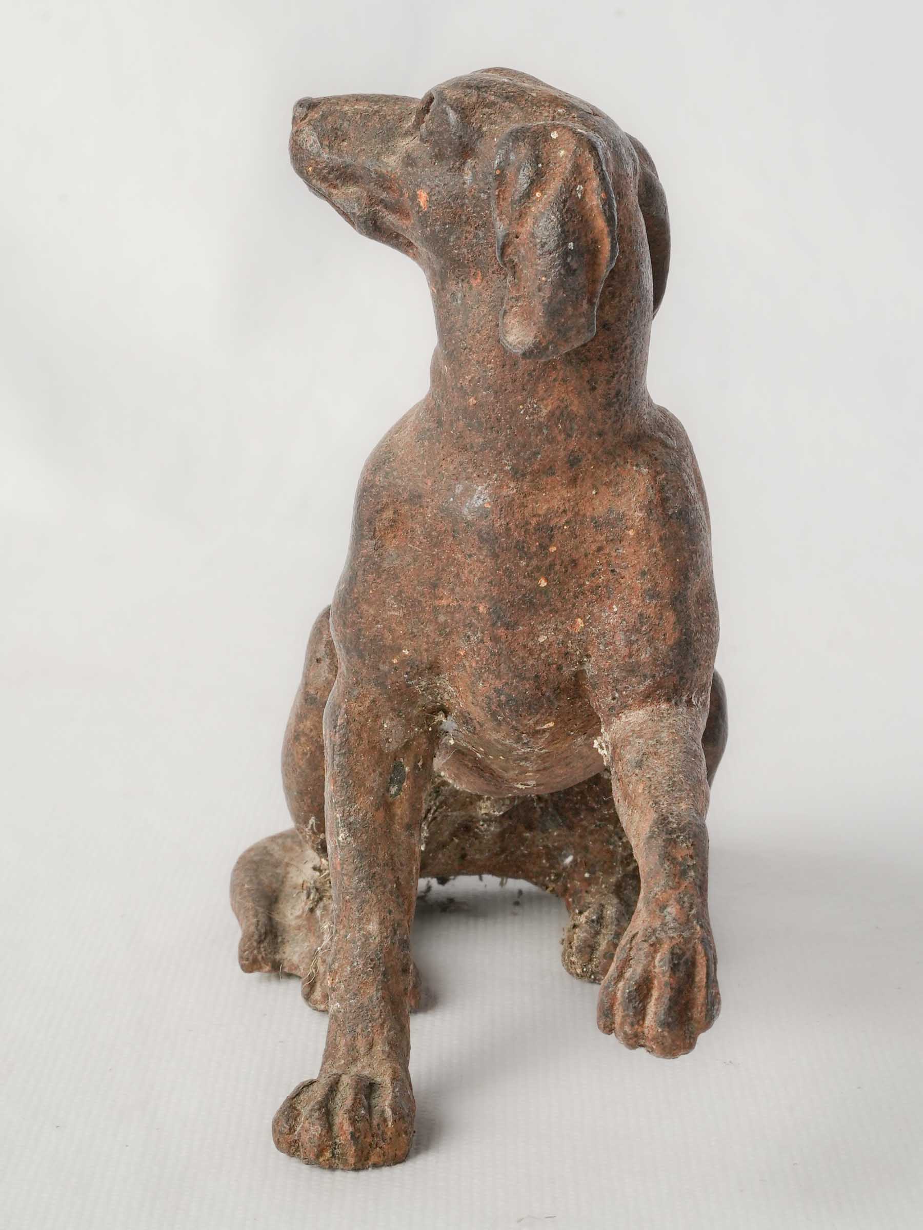 Expressive salvaged iron art piece