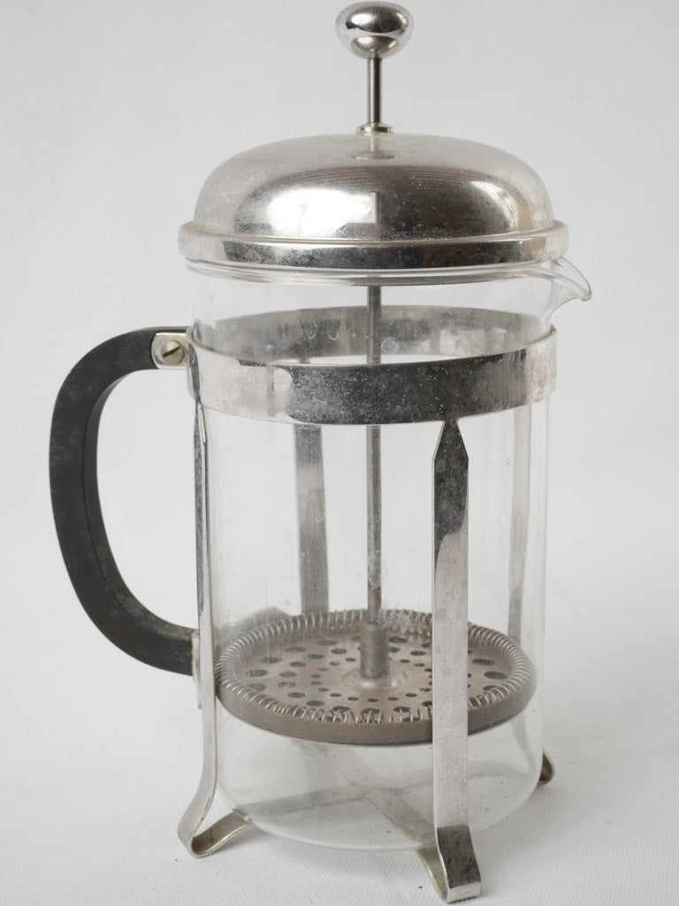 Vintage French press coffee plunger