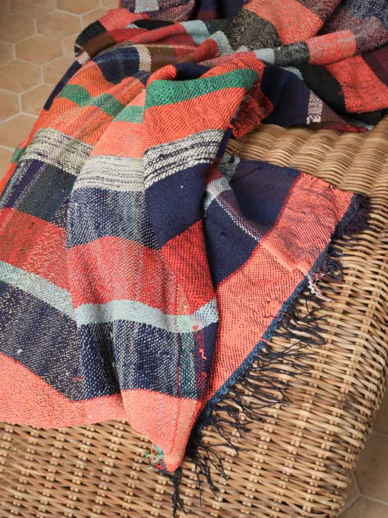 Colorful irregular striped vintage wrap