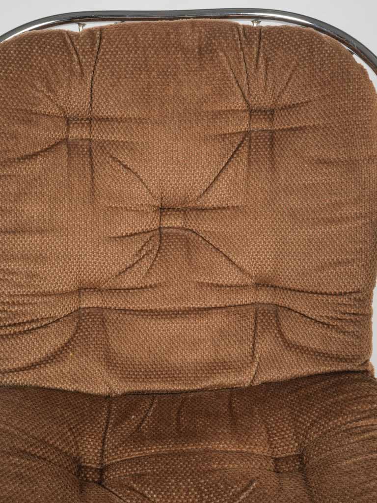 Luxurious velvet cushioned chairs