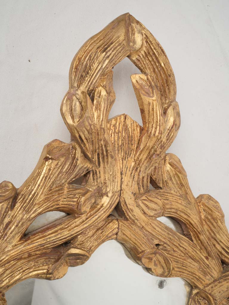 Large Mid-20th Century Italian Giltwood Branchwork Mirror - 50½" x 33"