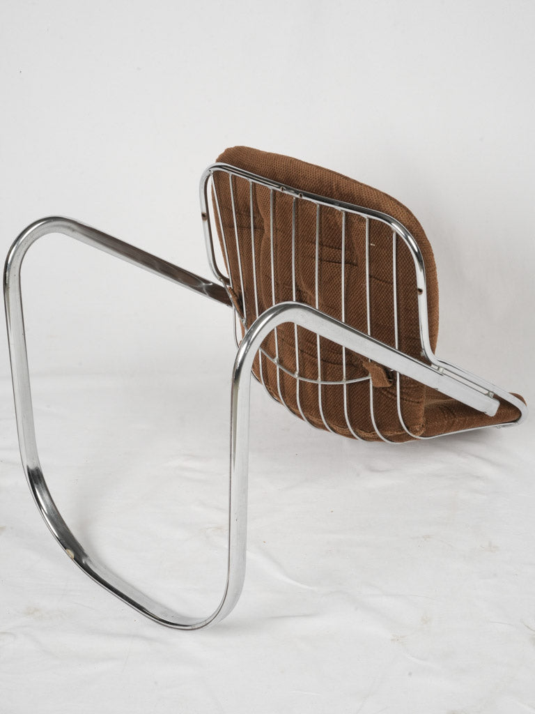 Contemporary velvet chrome furniture