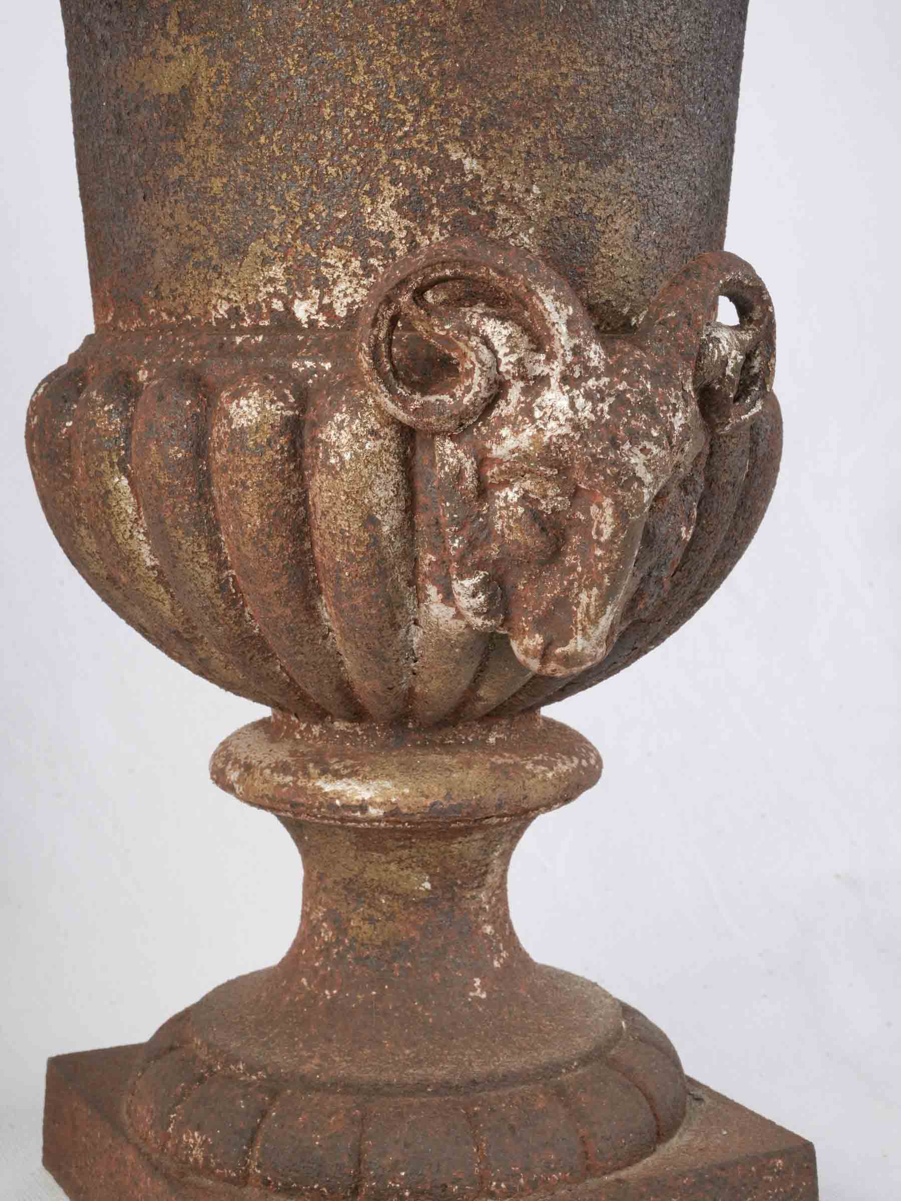 Warm reddish-brown tone cast iron