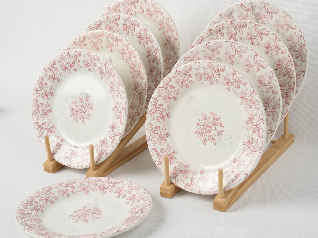 Classic 19th Century Gien Plates