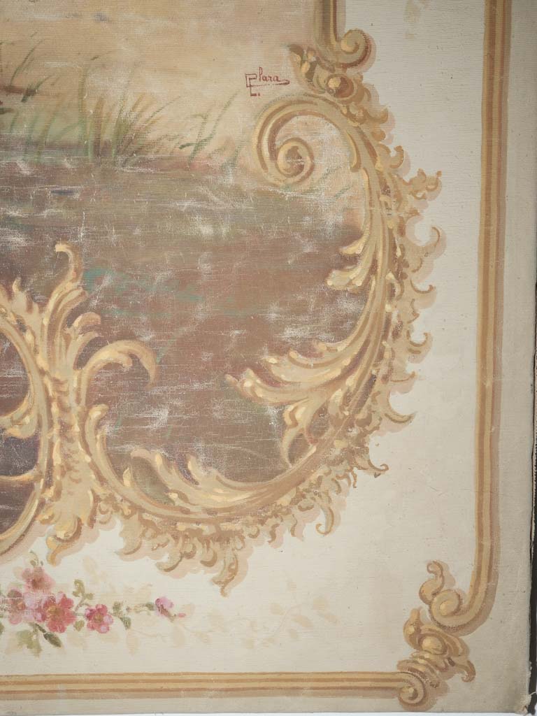 Grand, historic French romantic wall art