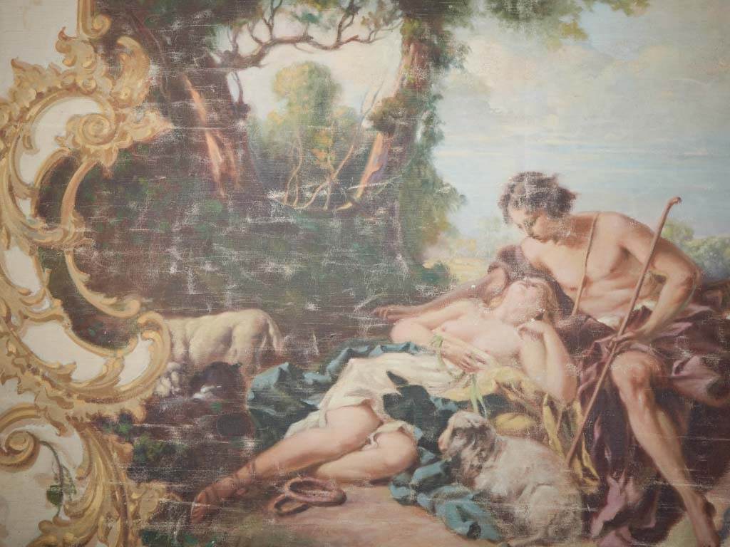 Authentic vintage romantic French wall art