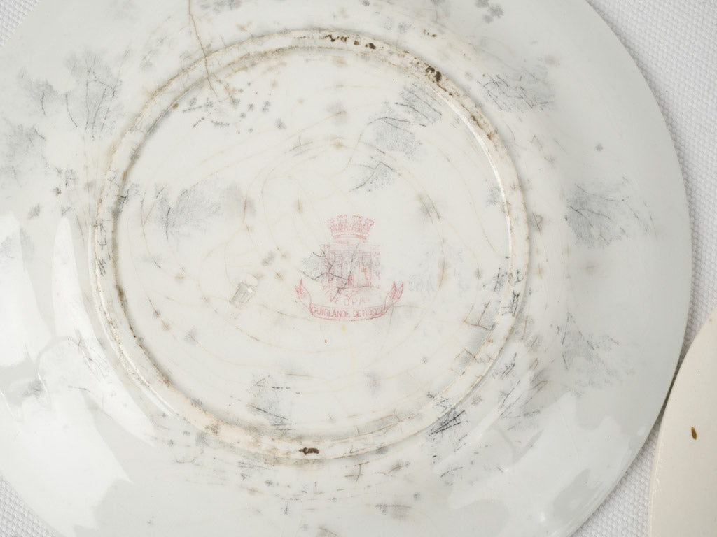Artisan French Gien Dinnerware